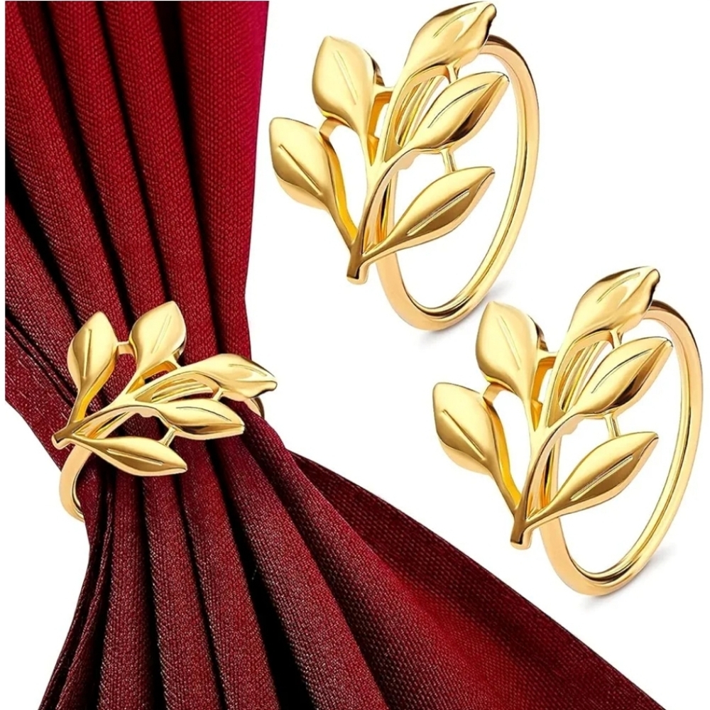 20 PCS Gold Napkin Rings